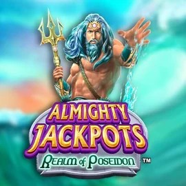 Almighty Jackpots – Realm of Poseidon by Novomatic, showcased at slotexo-casino.net – game logo