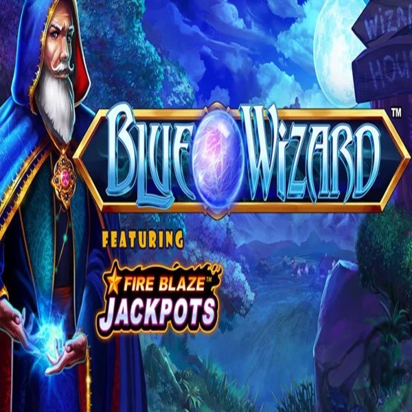 Enjoy Blue Wizard Fire Blaze Jackpots by Rarestone Gaming – logo hosted on slotexo-casino.net