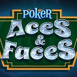 Poker Aces &amp; Faces (Nucleus Pyramid Poker) logo – Poker by Nucleus Gaming at Slotexo Casino
