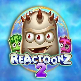 Reactoonz 2 by Play’n GO, showcased at slotexo-casino.net – game logo