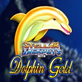 Dolphin Gold with Stellar Jackpots by Lightning Box Game, showcased at slotexo-casino.net – game logo