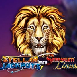 Stellar Jackpots with Serengeti Lions slot visual from Lightning Box Game available on slotexo-casino.net
